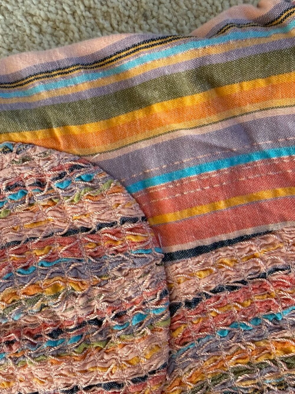 Multi-Color Crop Top - Picture 3 of 7